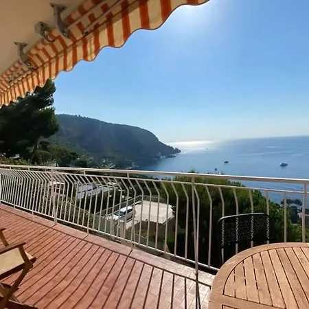 Eze Bord De Mer, Panoramic Sea View, Terrace, Pool Eze